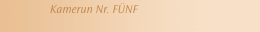 Kamerun Nr. F&Uuml;NF